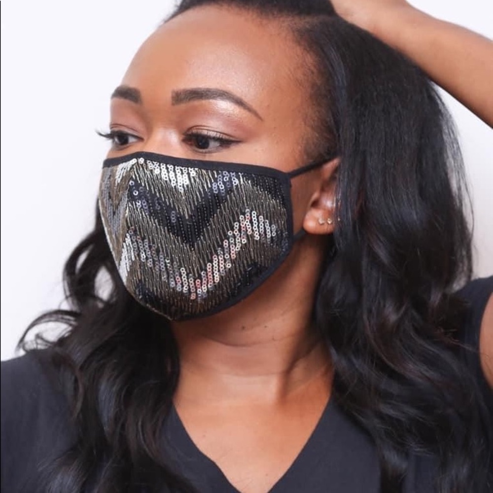 More Sequins Face Mask